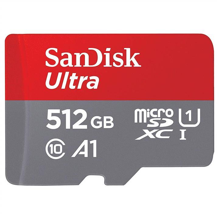 کارت حافظه microSDXC سن دیسک مدل Ultra کلاس 10 استاندارد UHS-I U1 سرعت 100MBps ظرفیت 512 گیگابایت